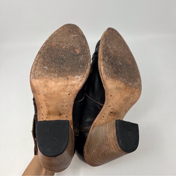 FREEBIRD BY STEVEN Gate Leather Ankle Boot Women’s Size 10 Boho Distressed Fall - Picture 6 of 12